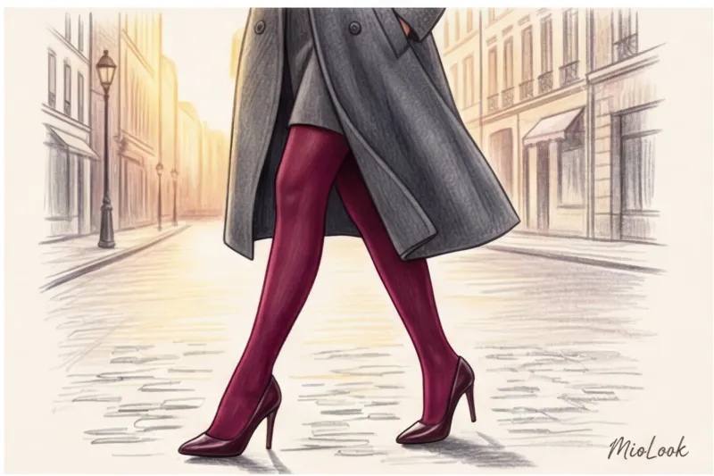 С чем носить цветные колготки: советы стилиста