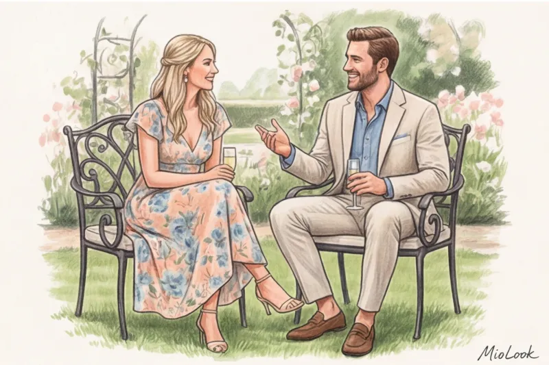 Как паре одеться на свадьбу: парные образы для гостей - 8