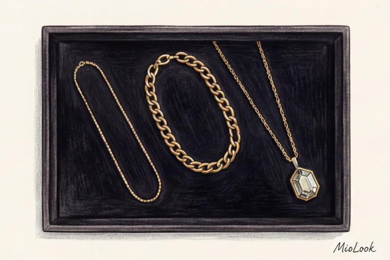 Многослойность в украшениях: как красиво носить несколько цепочек - 2