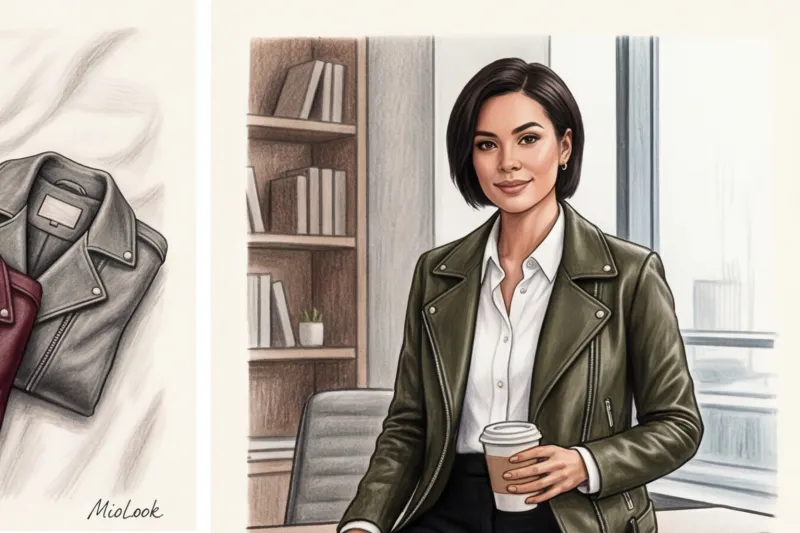 Актуальная косуха: как носить кожаную куртку в этом сезоне - 3