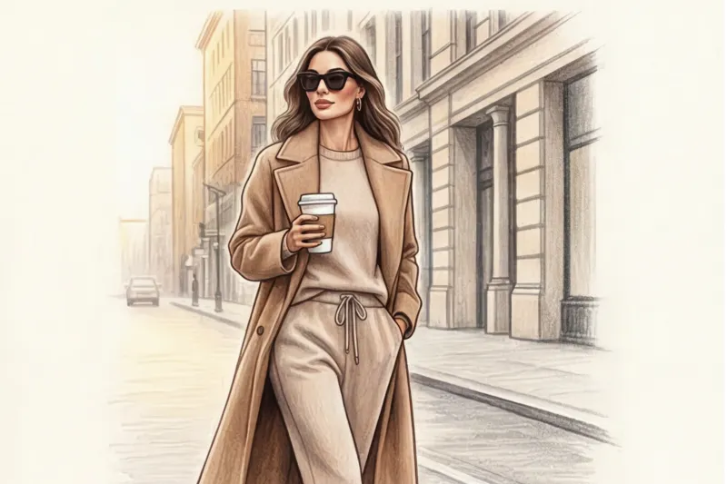 Sweatpants with heels: rules of sport-chic style