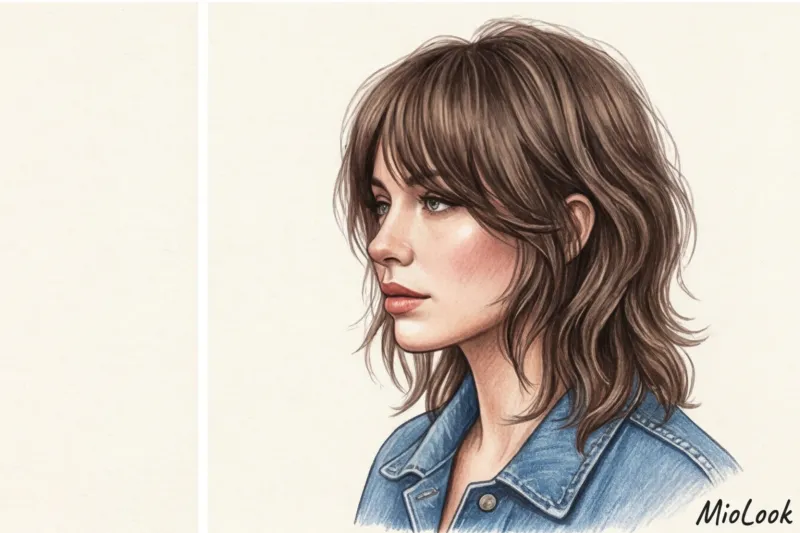 Многослойные стрижки: шегги, маллет и wolf cut - 9