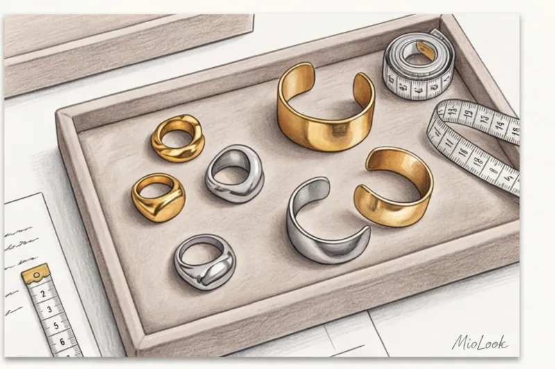 Акцентные украшения: как правильно носить массивные кольца и браслеты - 6