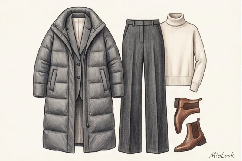 Как выбрать модный и теплый пуховик на зиму: гид по наполнителям и крою - 4