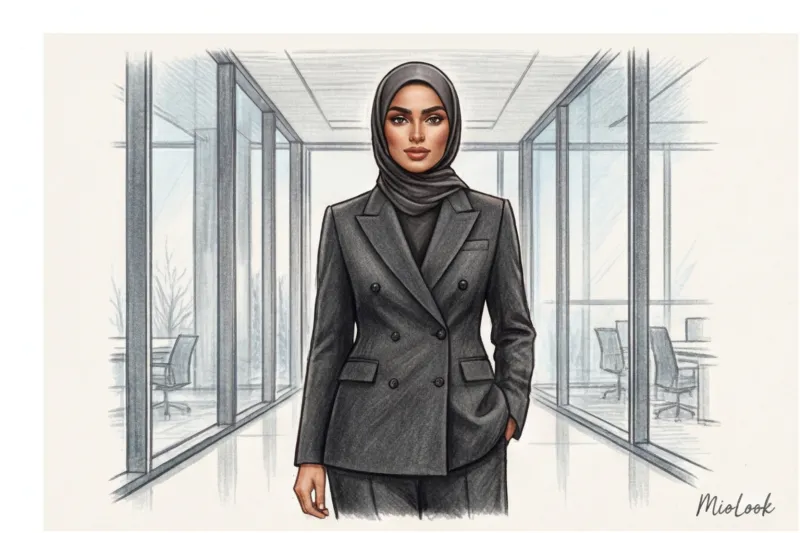 Winter Office Wear for Muslim Women: Style and Warmth