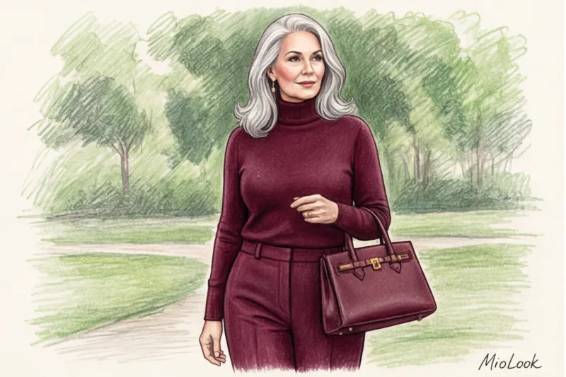 Элегантная капсула для полных женщин старше 50 лет - 4