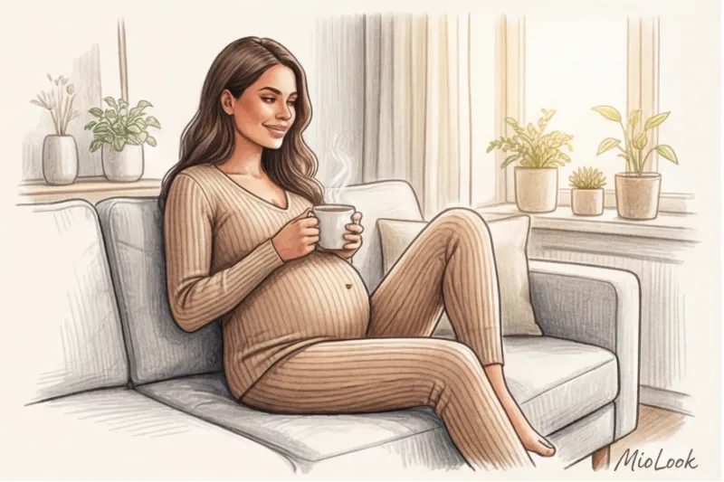 Домашняя одежда для беременных: стильная капсула мамы