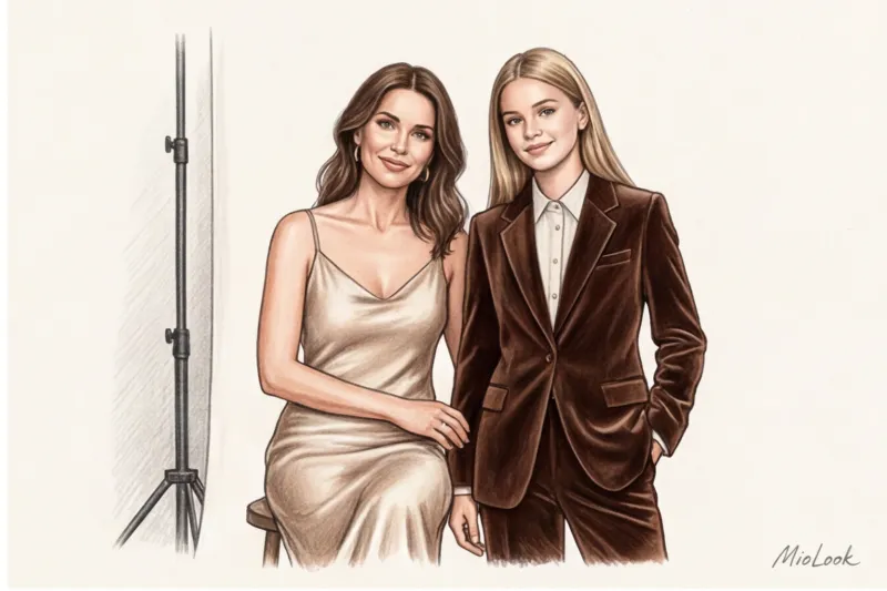 Новогодний фэмили лук для фотосессии: идеи и тренды - 3