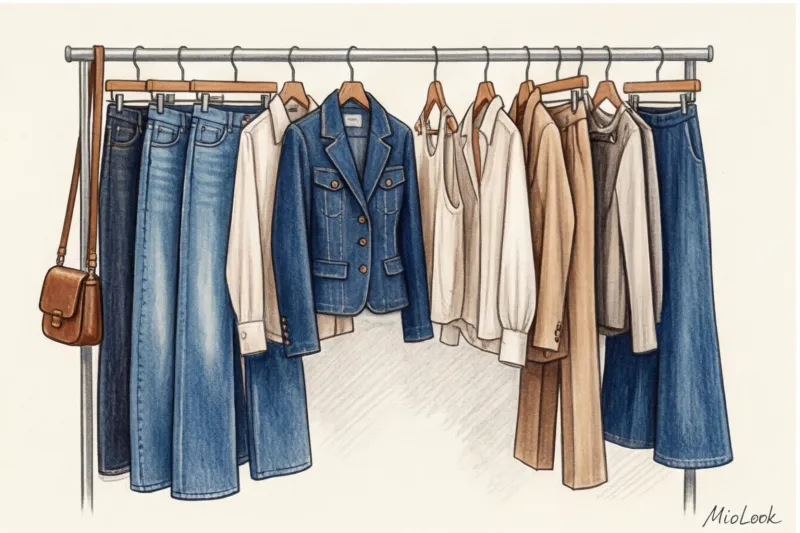 Модный деним: гид по актуальным джинсам, курткам и юбкам - 7