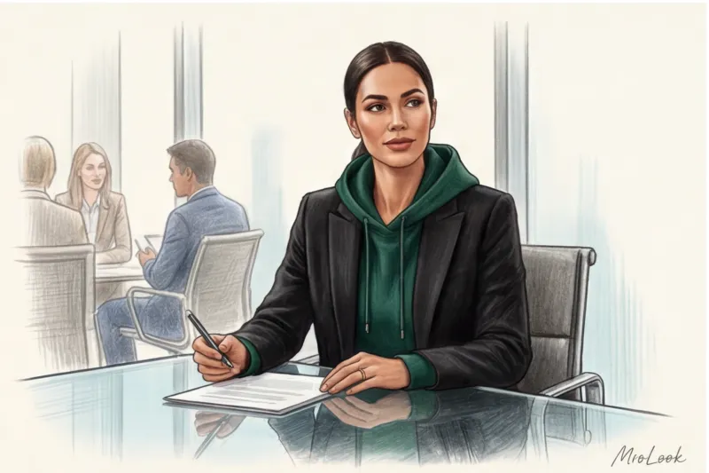 Худи и свитшоты на работе: как вписать объемный трикотаж в строгий дресс-код - 7