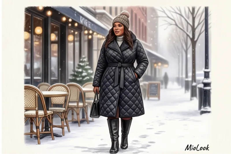 Зимняя мода для полных: как стильно одеваться девушкам plus size - 3