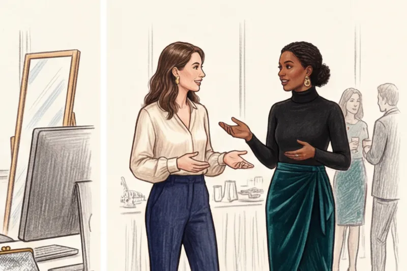 Что надеть на корпоратив: стильные образы без платьев на один раз - 3