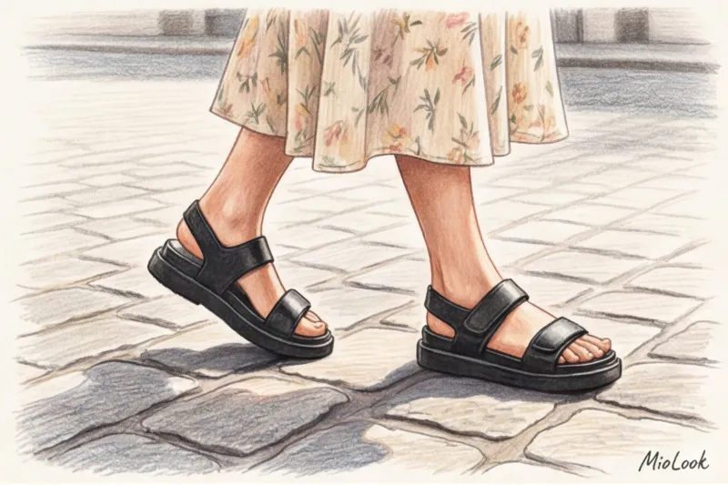 Базовая летняя обувь: от сандалий до минималистичных босоножек - 2
