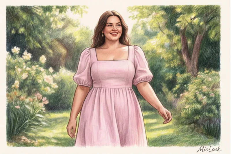 Romantic style for plus size women: styles