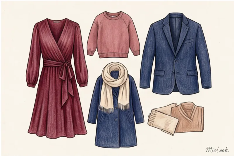 Не только одинаковое: как создать праздничный Family Look с помощью цвета - 9