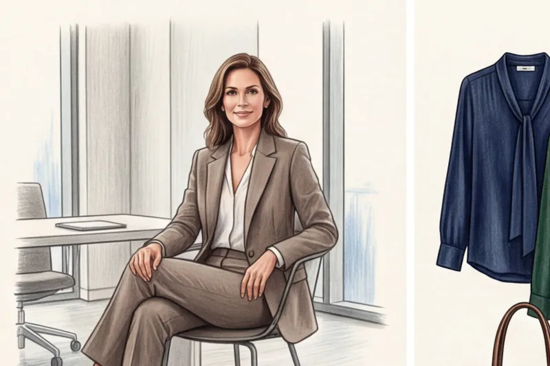 What colors in business attire inspire confidence?