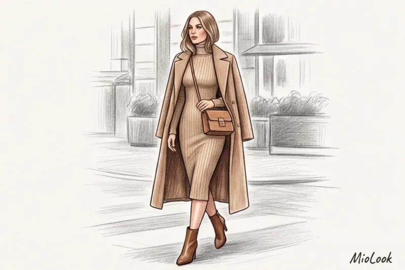 Трикотажное платье: как подобрать фасон по фигуре и скрыть недостатки - 5