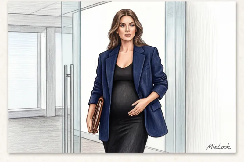 Деловой гардероб для беременных: как сохранить профессиональный стиль - 8