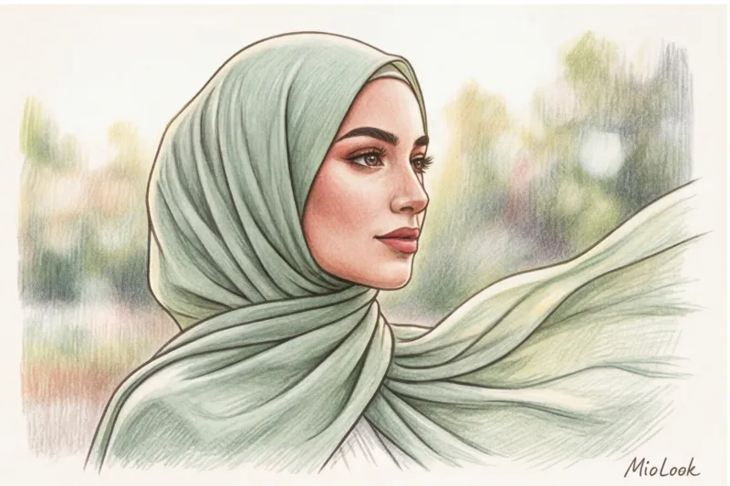 Ткани для хиджаба на лето: в чем не жарко в +30 - 7