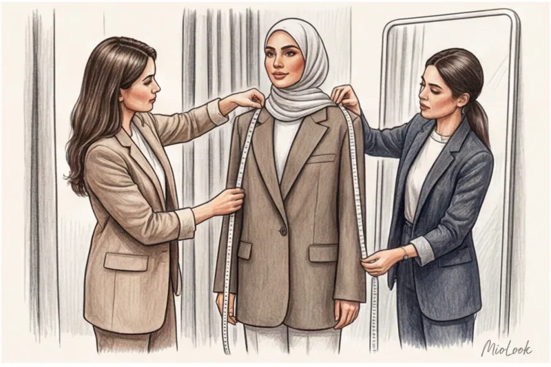 Деловой стиль в modest fashion: закрытые образы для офиса - 8