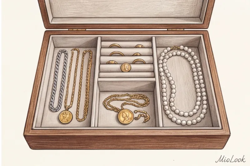 Как красиво сочетать цепочки на шее: искусство многослойности - 6