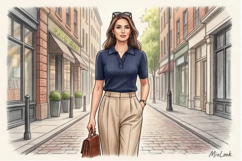 Summer casual sportswear for women: office style for the hot weather