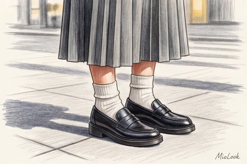 С чем носить женские лоферы: от офиса до повседневных образов - 5