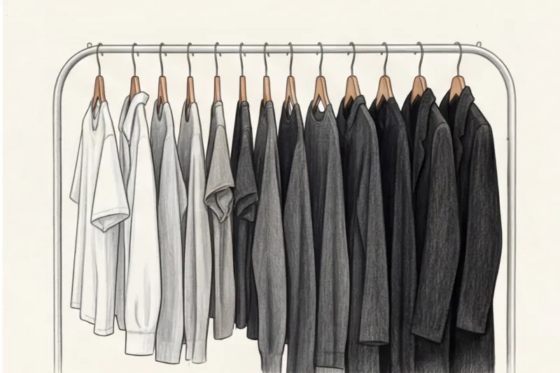 Ахроматические цвета: стильные образы с черным, белым и серым - 6