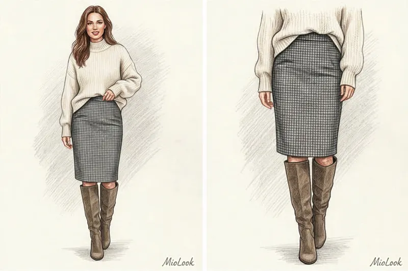 Юбка-карандаш - 4