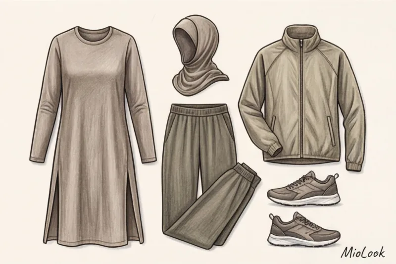 Спортивная скромная мода: комфортная и закрытая одежда для фитнеса - 4