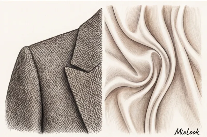 Принты и ткани по Кибби: от жесткого твида до летящего шелка - 8