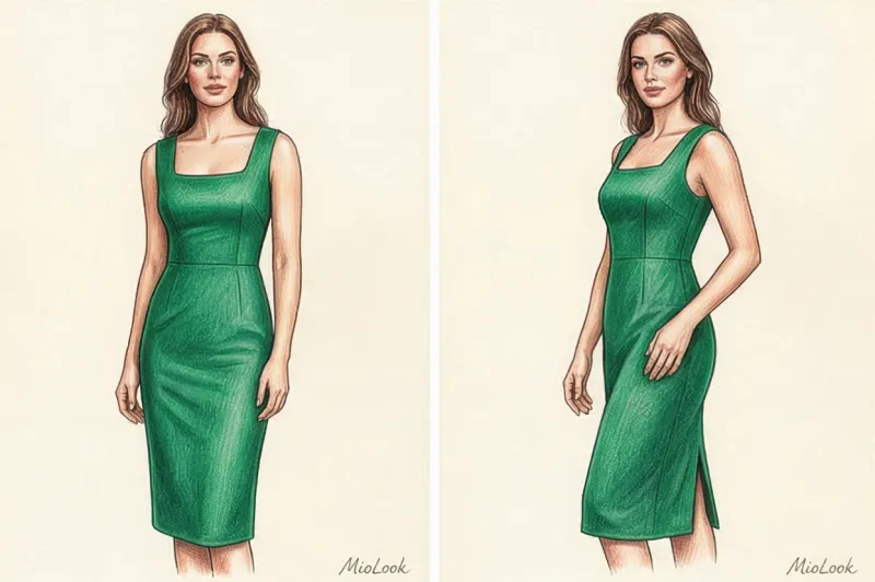 Платье-футляр - 3