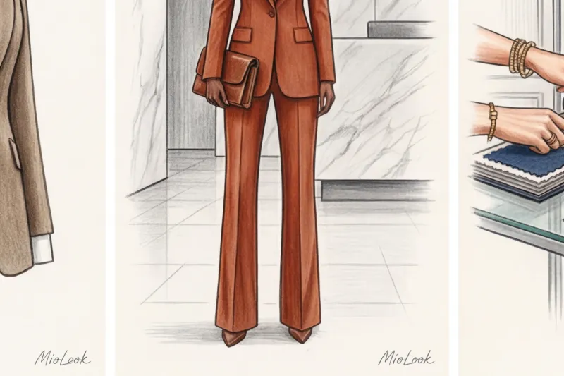 Женский брючный костюм на высокий рост: правила безупречной посадки - 8