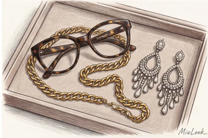 Очки и серьги: как правильно комбинировать аксессуары у лица - 6