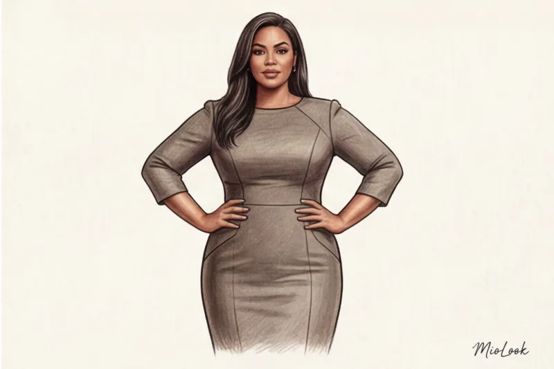 Деловая фотосессия для полных женщин: выигрышные фасоны и образы - 6