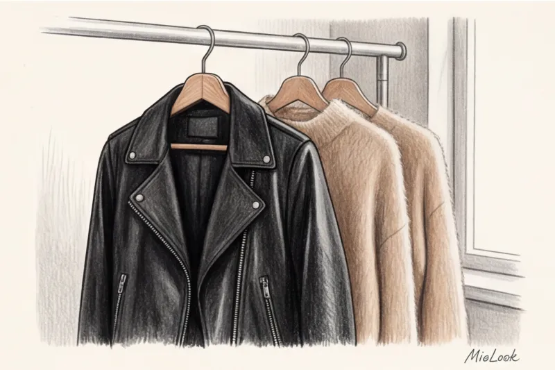 Укрощение строптивой: правила сочетания кожаных вещей с базовым гардеробом - 8