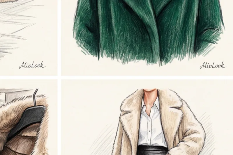 Шубы из экомеха: актуальные фасоны и правила стилизации - 6