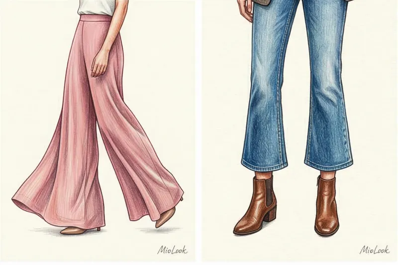 Брюки-клеш - 4