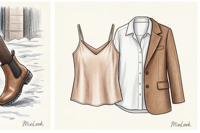 Офисный стиль для беременных зимой: теплые и элегантные образы - 9