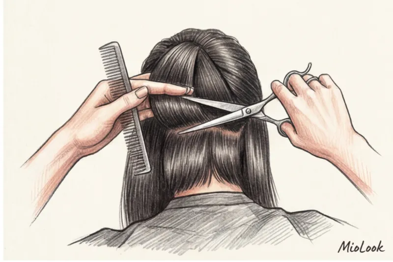 Как стричь густые и тяжелые волосы: убираем лишний вес без потери качества - 3