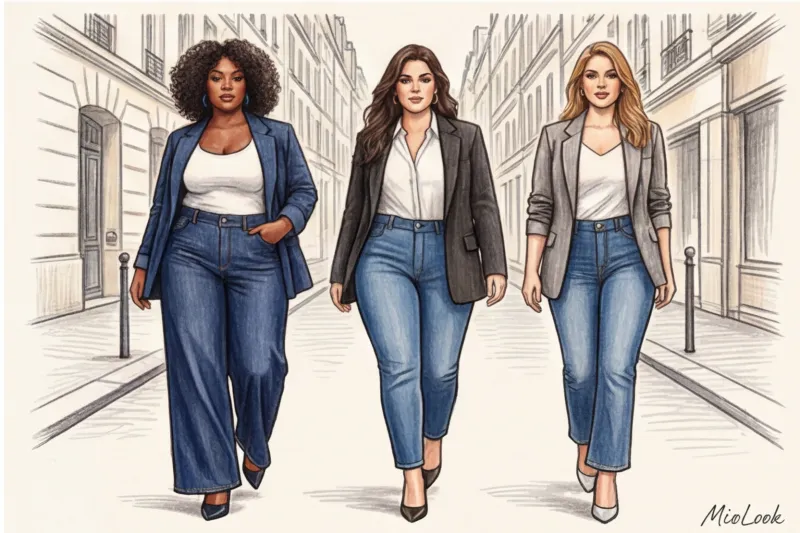 Идеальные джинсы для plus-size: фасоны, которые моделируют фигуру - 9