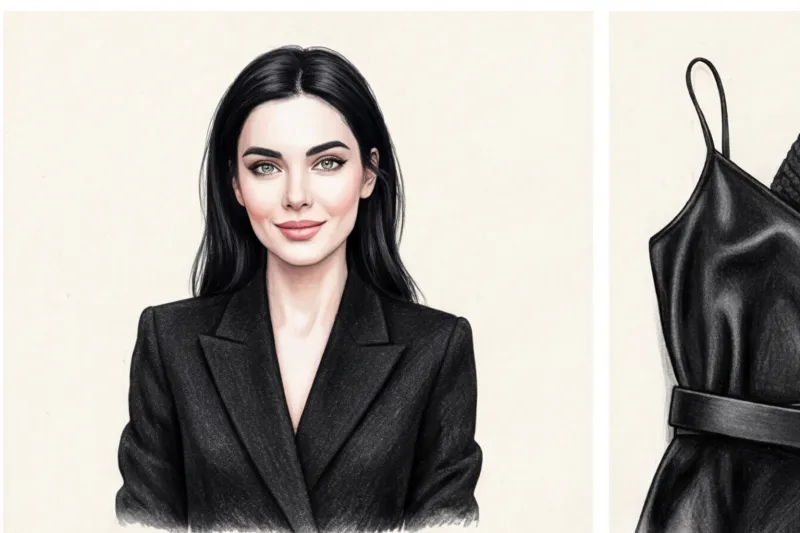 Кому йде тотал блек: носимо монохром за контрастністю