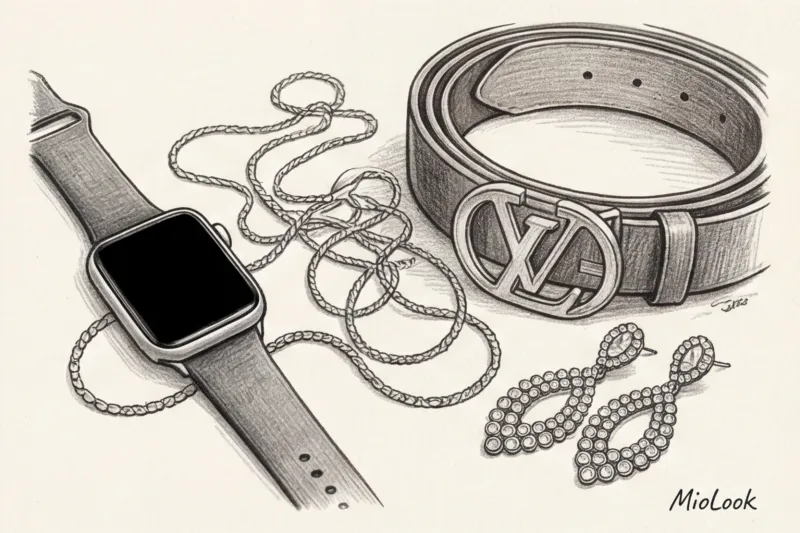 Аксессуары для деловой фотосессии: часы, украшения, очки - 5