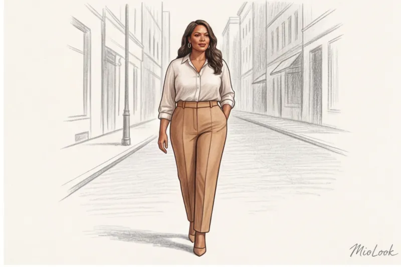 Базовый гардероб для полных женщин 40 лет: стильные решения на каждый день - 3