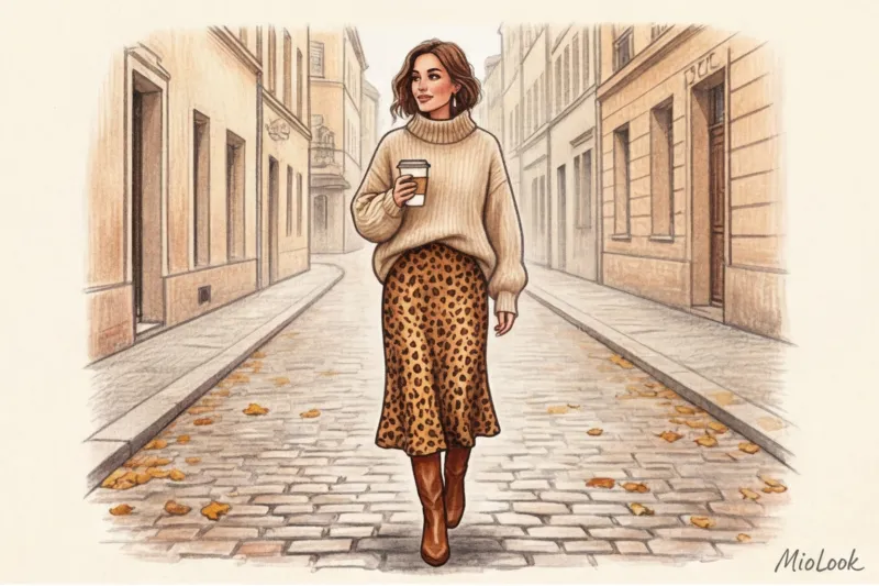 Как сочетать принты с однотонной одеждой: цветовые правила - 2