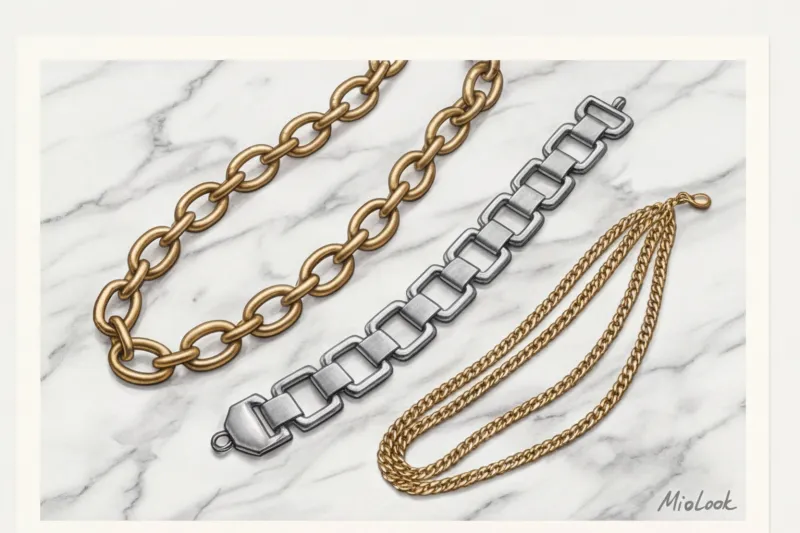 Ремень-цепочка: как носить металлические пояса - 3