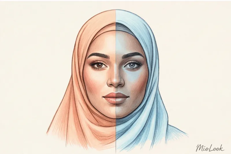 Цвет хиджаба по цветотипу: как определить свой идеальный базовый оттенок - 8