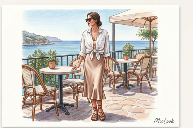 Шелковая юбка-комбинация: с чем носить в разные сезоны - 3