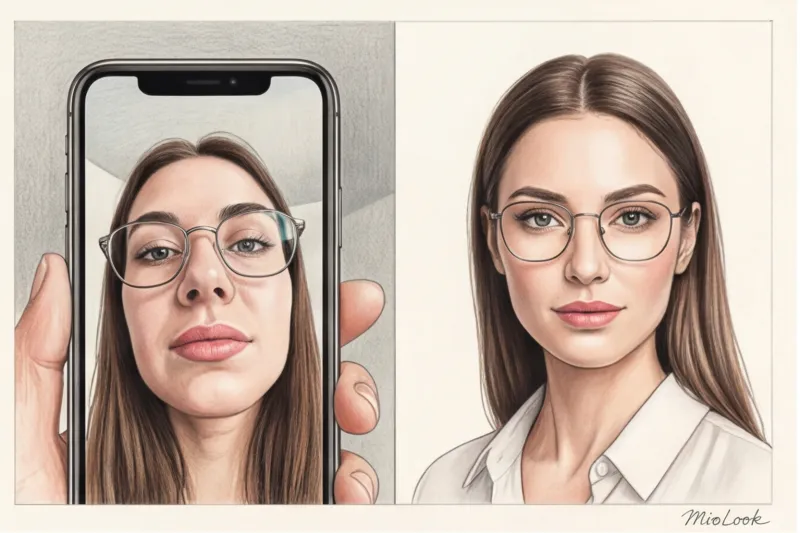 Trying on glasses online from a photo: how to find the perfect frame