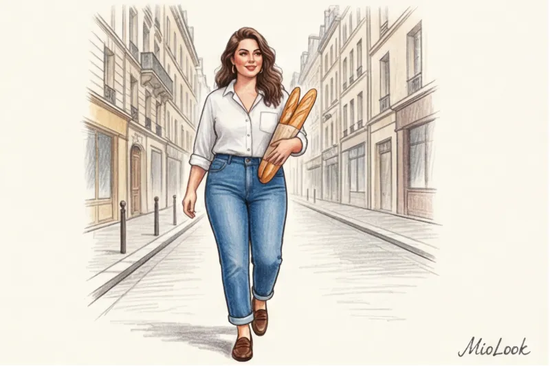 Французский стиль для полных женщин: секреты шика